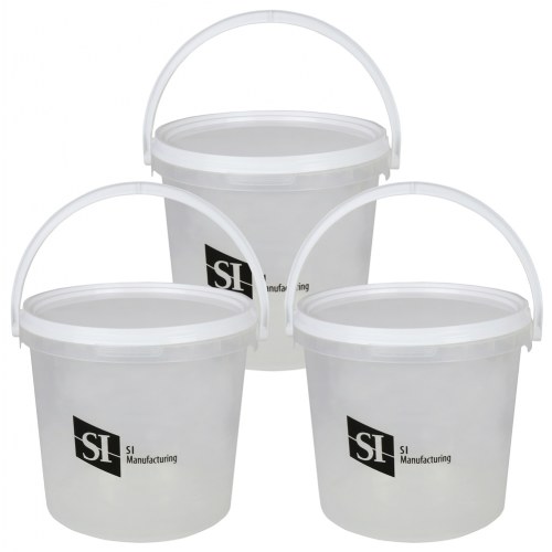 Clear Gallon Containers - Set of 3