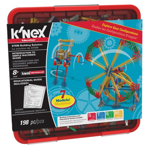 K'NEX® Introduction to Simple Machines: Gears - 7 Model Builds