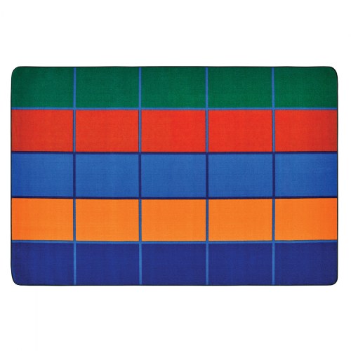 Color Blocks Seating KID$ Value PLUS Rug - 6' x 9' Rectangle