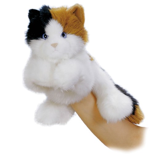 Calico Cat Hand Puppet