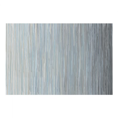 Sense of Place Nature's Stripes Blue Carpet - 6' X 9'