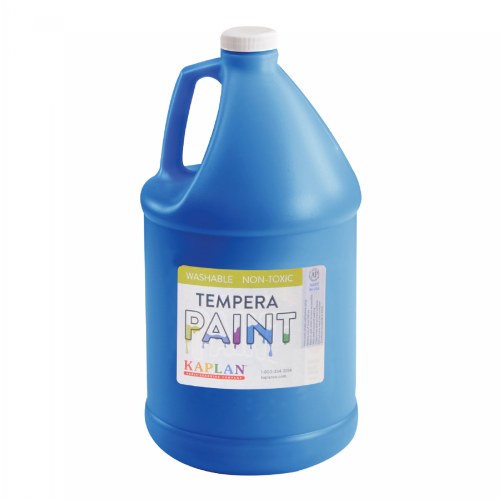 Kaplan Kolors Washable Tempera Paint - Blue - 1 Gallon