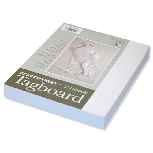 White Tagboard Packs - 100 Sheets Each
