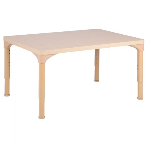 Laminate 24" x 36"  Rectangle Table With Adjustable Legs