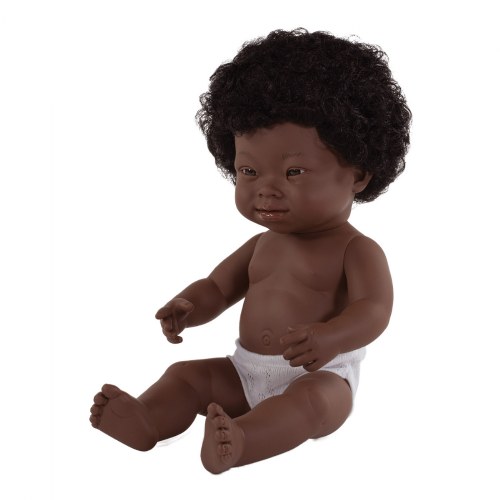 Doll with Down Syndrome - African Girl 15"