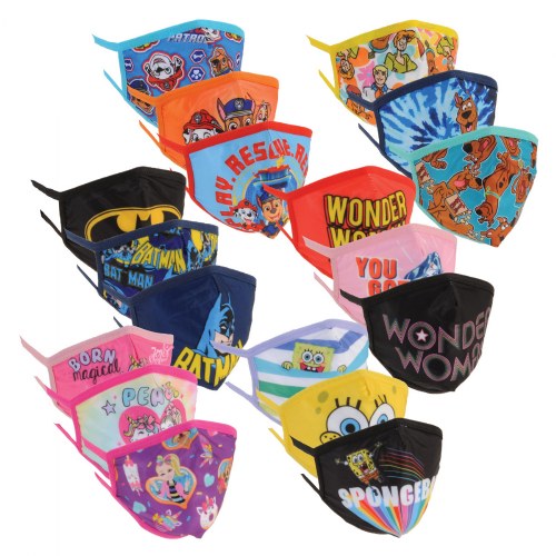 Child Character Masks - 72 Pieces