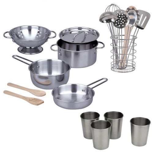 Stainless Steel Outdoor Cooking Playset
