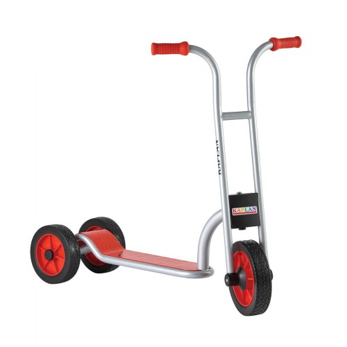 Smooth Rider 3-Wheel Scooter - Red/Silver - Set of 2