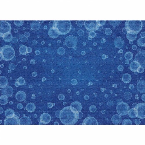 Cushy Tushy™ Bubbles Carpet - Blue - Rectangle