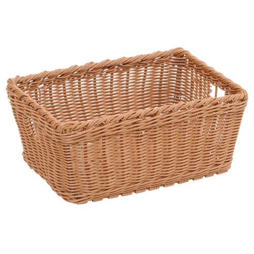 Washable Wicker Baskets - Small Set of 10