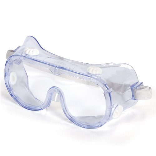 Full Coverage Adjustable Clear Safety Goggles