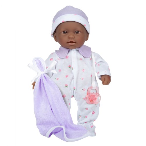 Soft & Sweet 11" Baby Doll in Onesie - African American