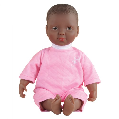 Soft Body 16" Baby Doll with Blanket - African American