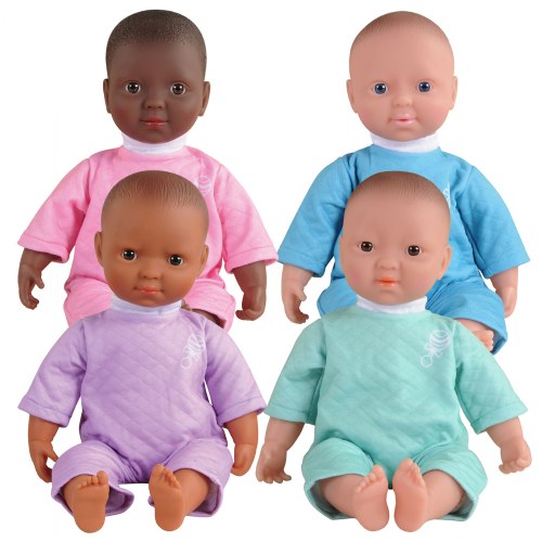 Soft Body 16" Baby Dolls With Blankets