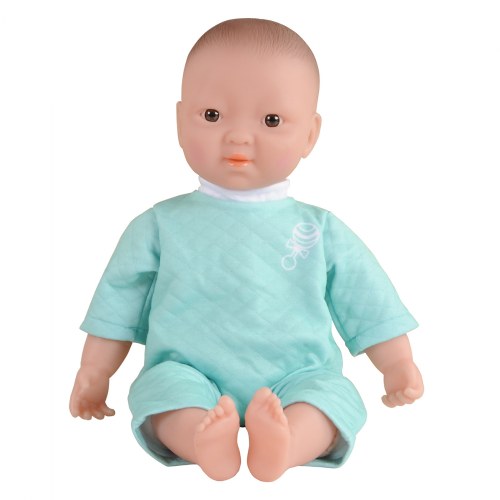 Soft Body 16" Doll with Blanket - Asian