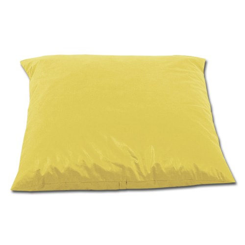 Jumbo Pillow with Removable Cover - Yellow