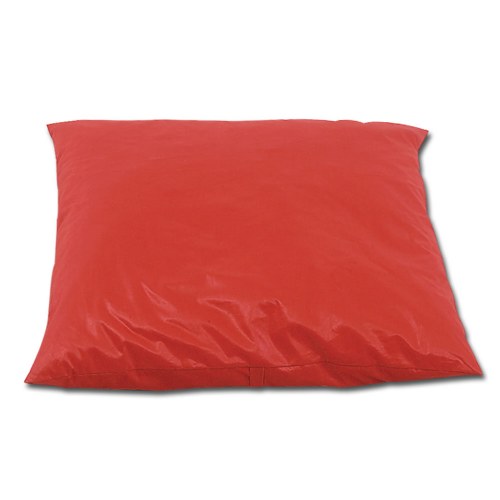 Jumbo Pillow with Removable Cover - Red
