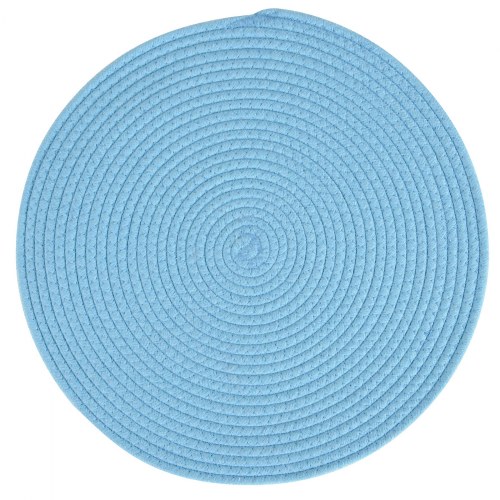 Flex Spot Woven Mat - Blue - 18" Round - Set of 6
