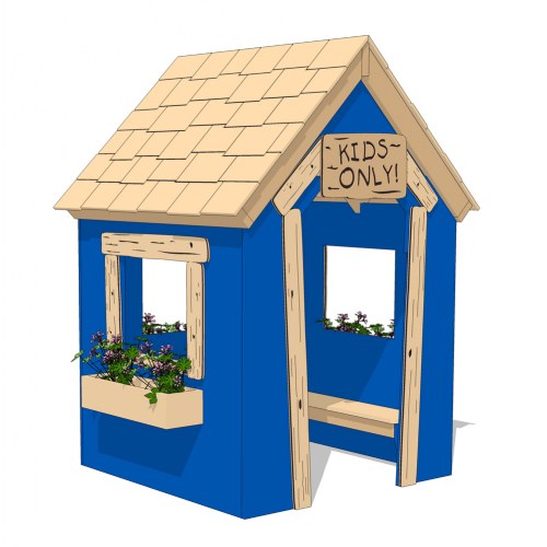 Wee Tots Clubhouse - Blue