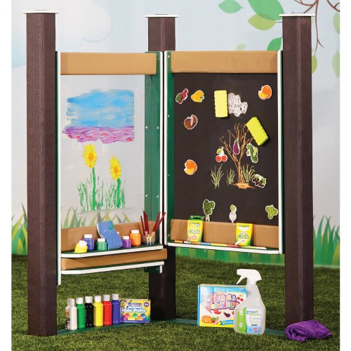 Magnetic Chalkboard and Paint Panel - In Ground