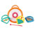 Main Image of 4 in 1 Drum Set