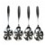 Alternate Image #1 of Polished Stainless Steel Slotted Spoons - Set of 4