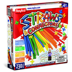 Roylco Straws and Connectors 230 Pack
