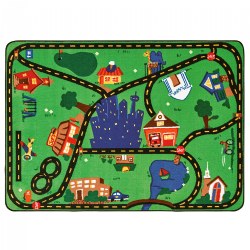 Image of Cruisin' Around the Town Carpets - Rectangle