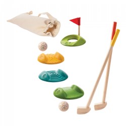 Image of Wooden Mini Golf Set with Bag