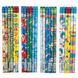 Image of Dr. Seuss #2 Pencils - Box of 72 Assorted Designs