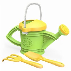 Image of Eco-Friendly Watering Can with Shovel & Rake