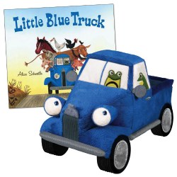 Image of The Little Blue Truck Board Book & 8.5" Plush Truck