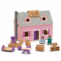 Image of Fold & Go Wooden Dollhouse