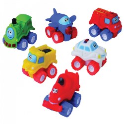 Image of Toddler Tough City Themed Vehicles - 6 Pack