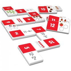 Image of Subtraction Dominoes Game - 28 Pieces