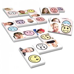 Image of Emotions Dominoes Game - 28 Pieces