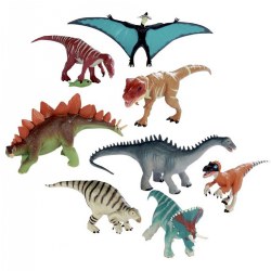 Image of Plastic Dinosaurs - 8 Pieces