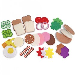 Image of Felt Play Food - Sandwich Making Kit