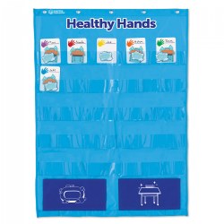 Image of Healthy Hands Pocket Chart - Encourage Healthy Habits in the Classroom