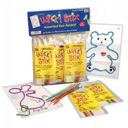 Image of Wikki Stix® - Individually Packaged - Assorted Fun Favors - Pack of 50