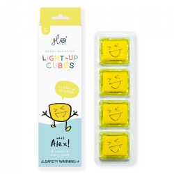 Image of Glo Pals Light Up Water Cubes - Yellow