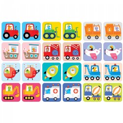 Suuuper Size Memory Game - Vehicles