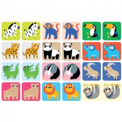 Image of Suuuper Size Memory Game - Wild Animals