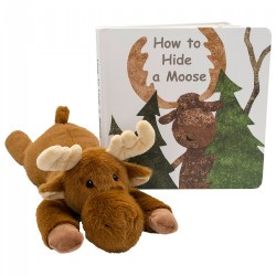 Image of Moosey Soft Plush & "How to Hide a Moose" Board Book