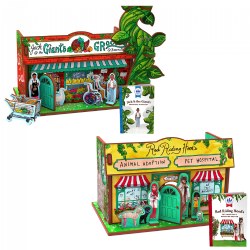 Image of Red Riding Hood and Jack & the Giant's Beanstalk - 3D Puzzle Sets