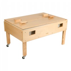 Image of Full Size Deluxe Sand or Water Play Table with Top