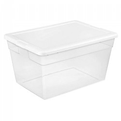 Image of 56 Quart Clear Storage Box