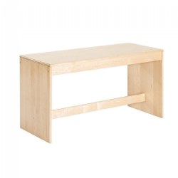 Image of Premium Solid Maple Student Desk - 22" Height