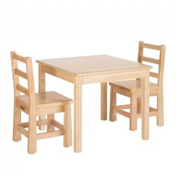 Image of Premium Solid Maple Table & Chair Set