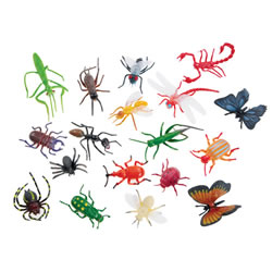 Image of Plastic Bug and Insect Figures